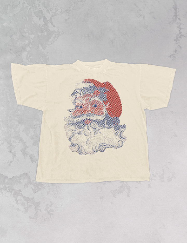 Underground Original Design: Retro Santa Oversized T-Shirt