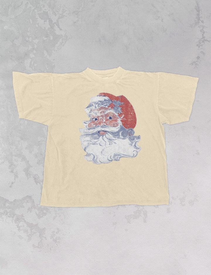 Underground Original Design: Retro Santa Oversized T-Shirt