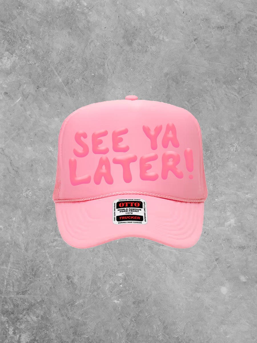 See Ya Later!, Pink Puff Summer Trucker Hat