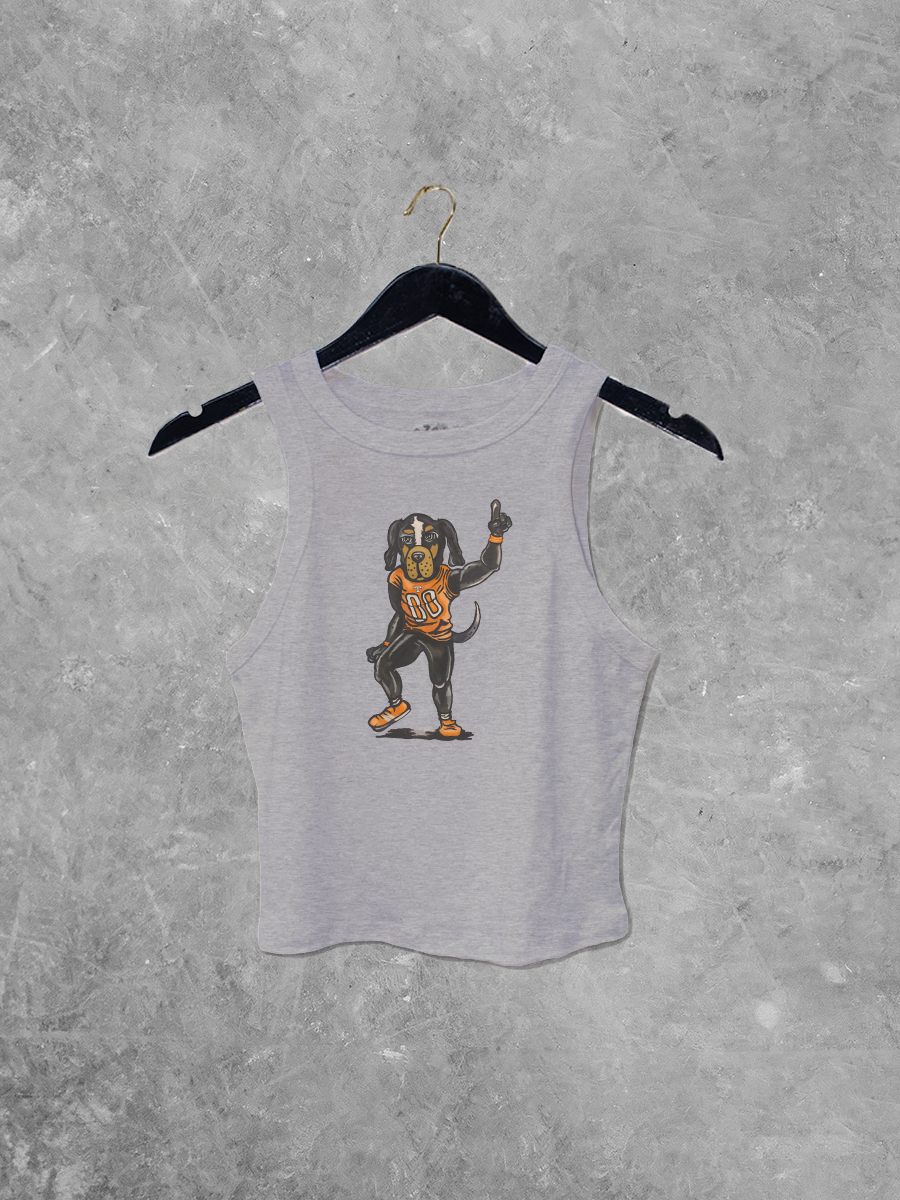 Smokey #1 Mascot, TN Volunteers Micro-Ribbed Tank