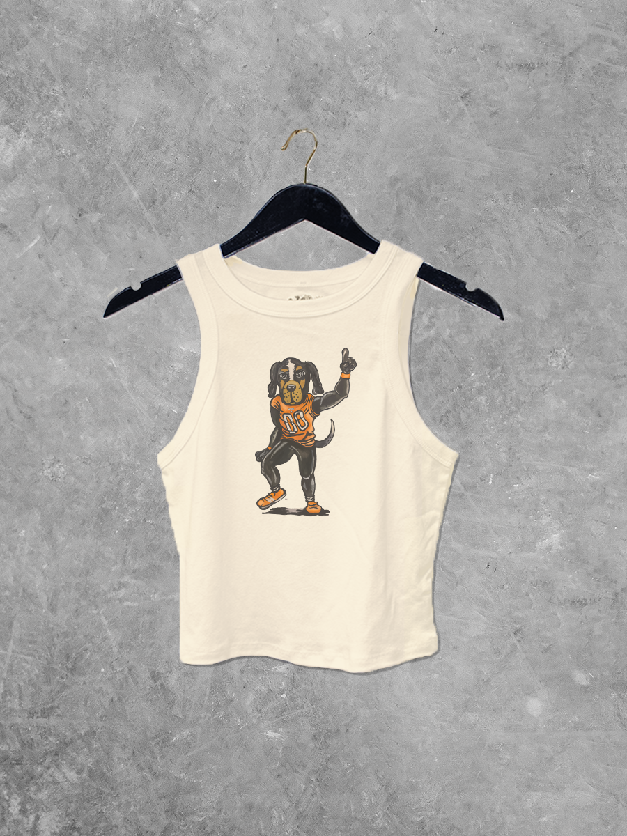 Smokey #1 Mascot, TN Volunteers Micro-Ribbed Tank