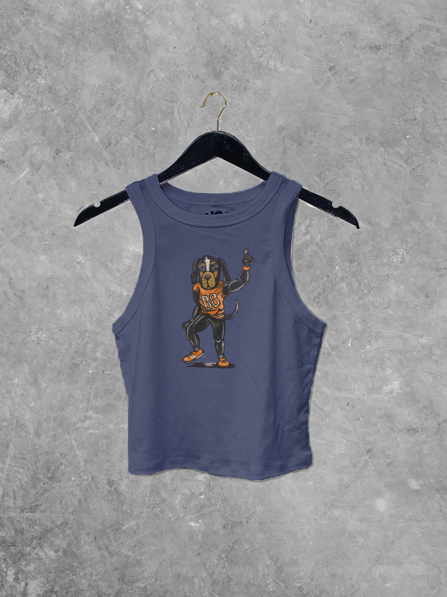 Smokey #1 Mascot, TN Volunteers Micro-Ribbed Tank
