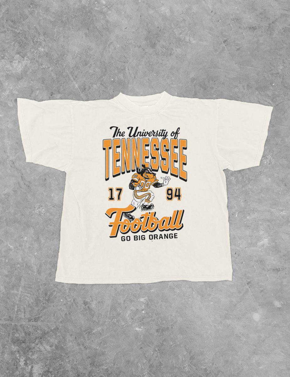 Tennessee Volunteers Smokey Football Bella Canvas Cotton TShirt