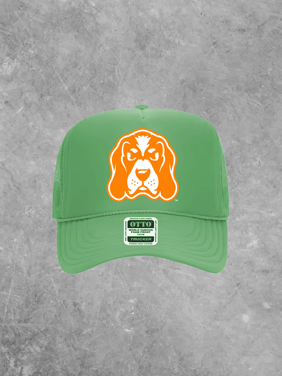 Smokey Logo, Orange & White Game Day Trucker Hat