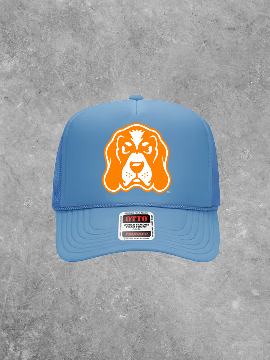 Smokey Logo, Orange & White Game Day Trucker Hat