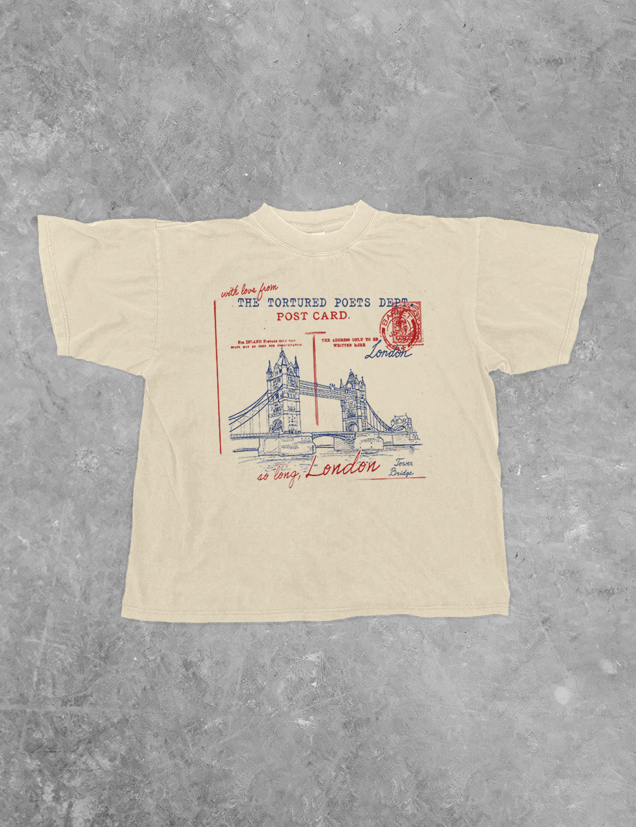 Underground Original Design: So Long, London Boxy Cotton TShirt
