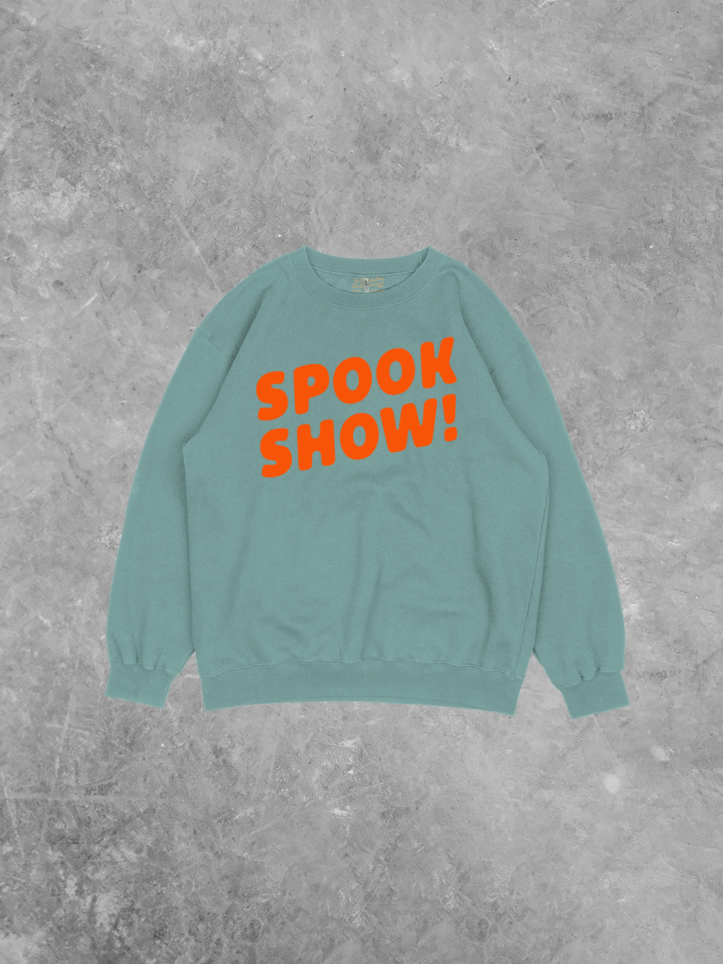 Spook Show! Orange Recycled Relaxed American Apparel Sweatshirt