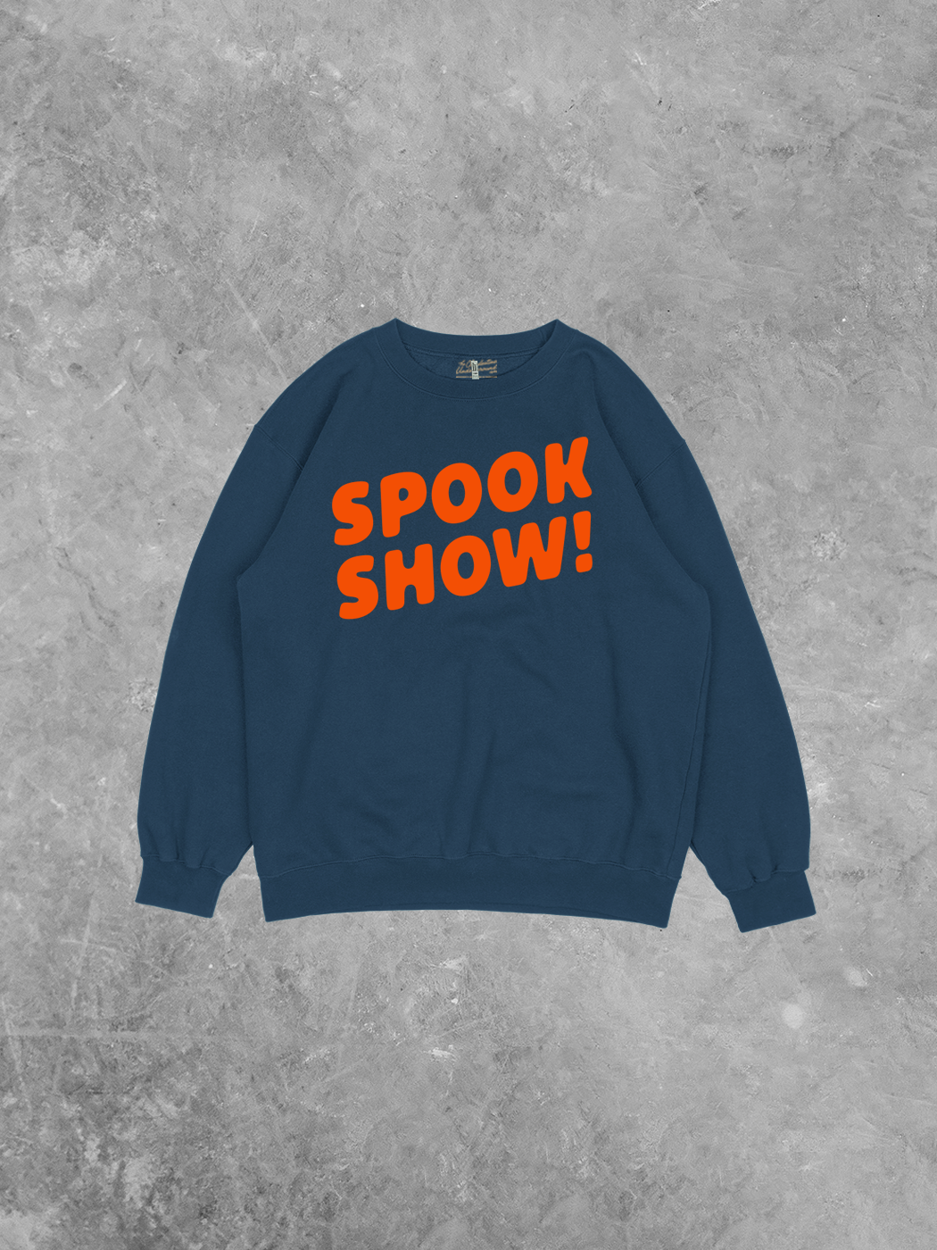 Spook Show! Orange Recycled Relaxed American Apparel Sweatshirt