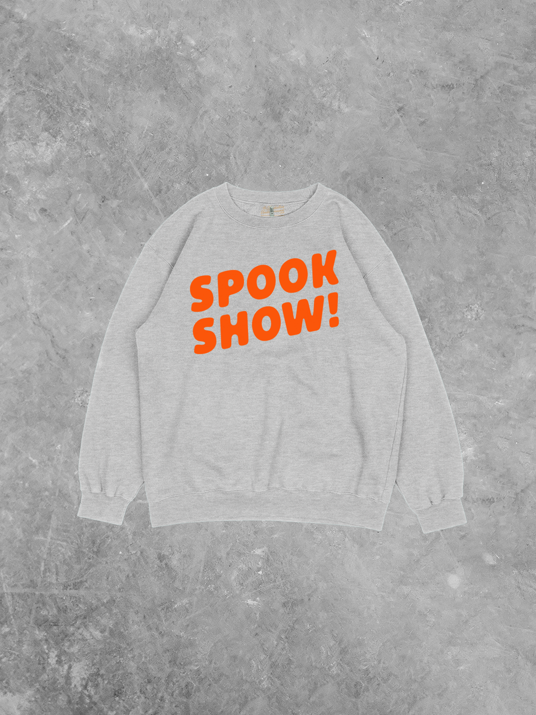 Spook Show! Orange Recycled Relaxed American Apparel Sweatshirt