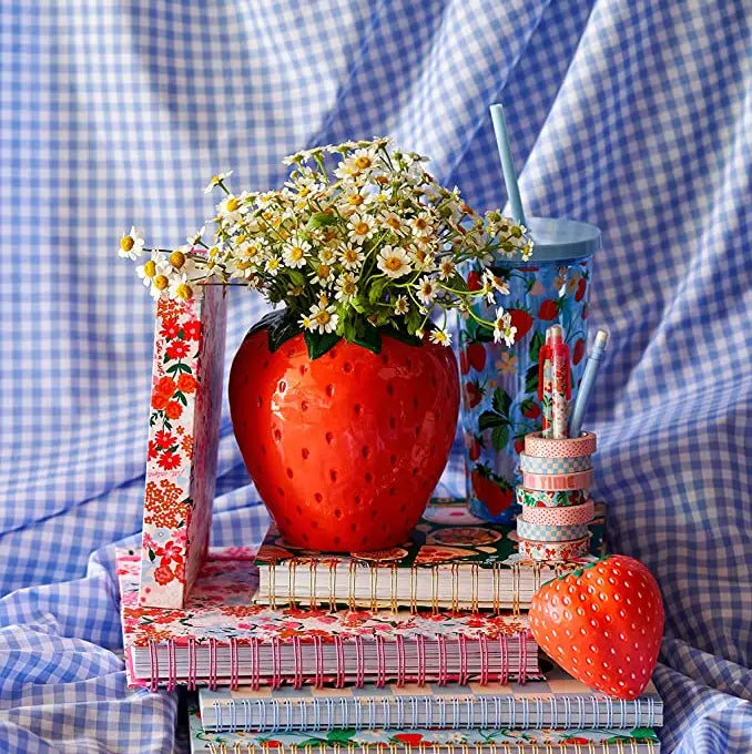 Strawberry Fields Ceramic Vase