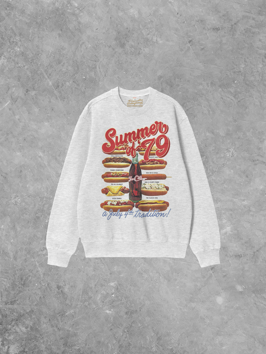 Underground Original Design: Summer of '79 Boxy Cotton Sweatshirt