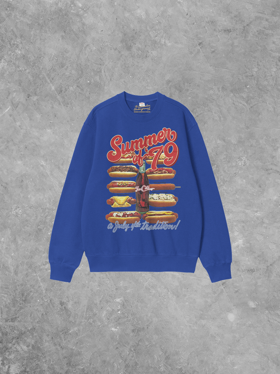 Underground Original Design: Summer of '79 Boxy Cotton Sweatshirt