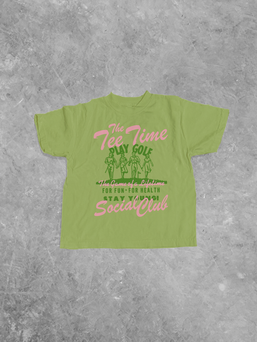 Underground Original Design: * KIDS * The Tee Time Social Club Boxy Kids T-Shirt