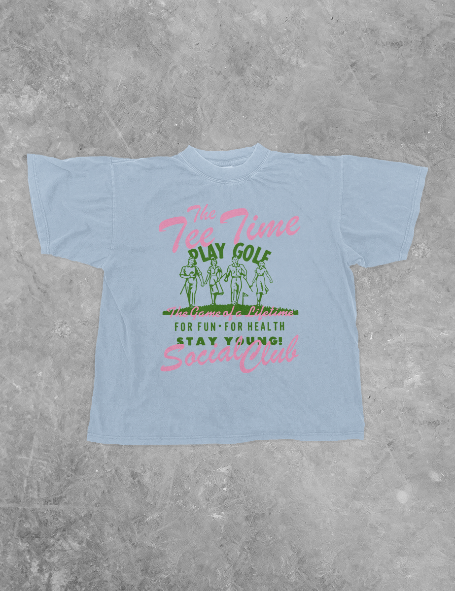 The Tee Time Social Club, Golf Bella Canvas Cotton T-Shirt