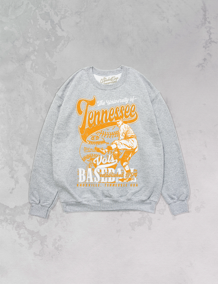 Underground Original Design: Tennessee Volunteers Baseball Oversized 90s Sweatshirt