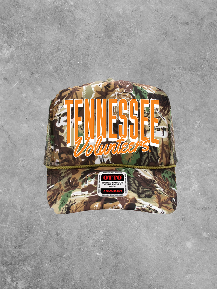 Tennessee Volunteers, White/Orange Game Day Trucker Hat