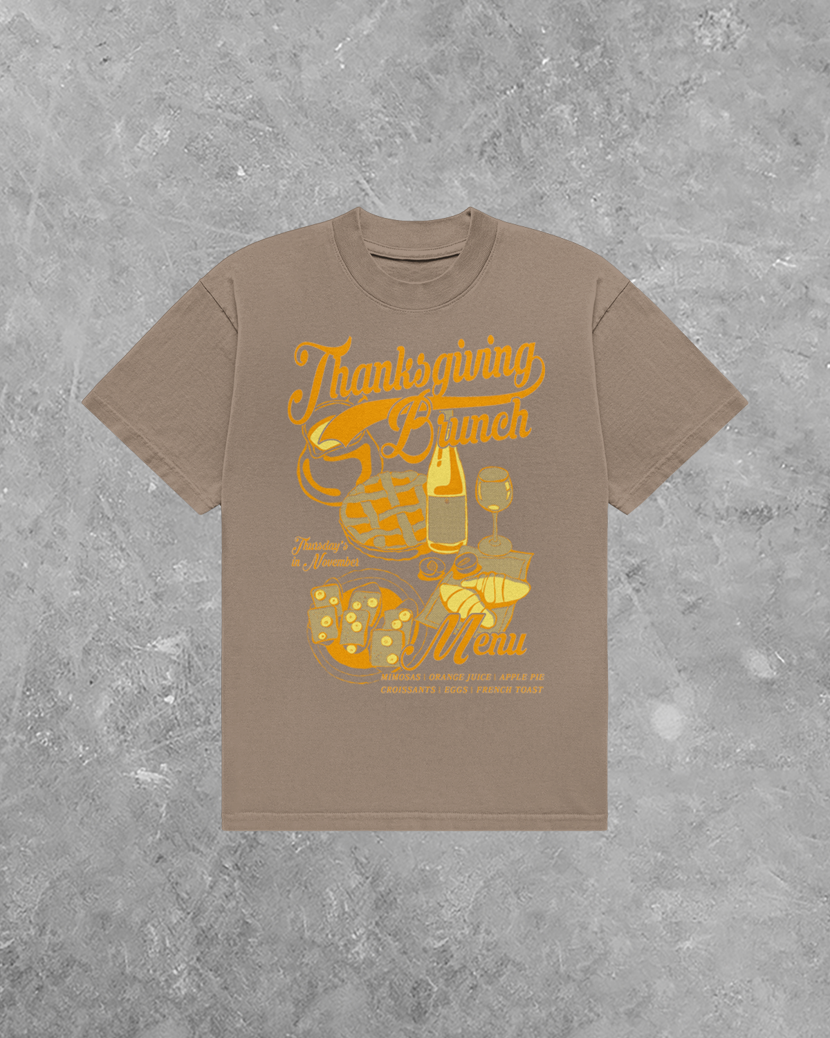 Underground OG: Thanksgiving Brunch, Fall AA Cotton T-Shirt