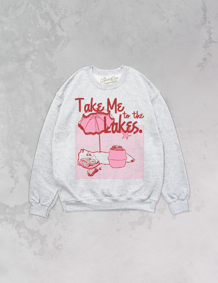 Underground Original Design: Take Me to the Lakes Oversized 90's Sweatshirt