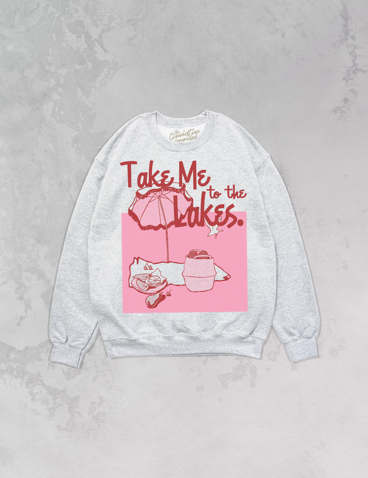 Underground Original Design: Take Me to the Lakes Oversized 90's Sweatshirt