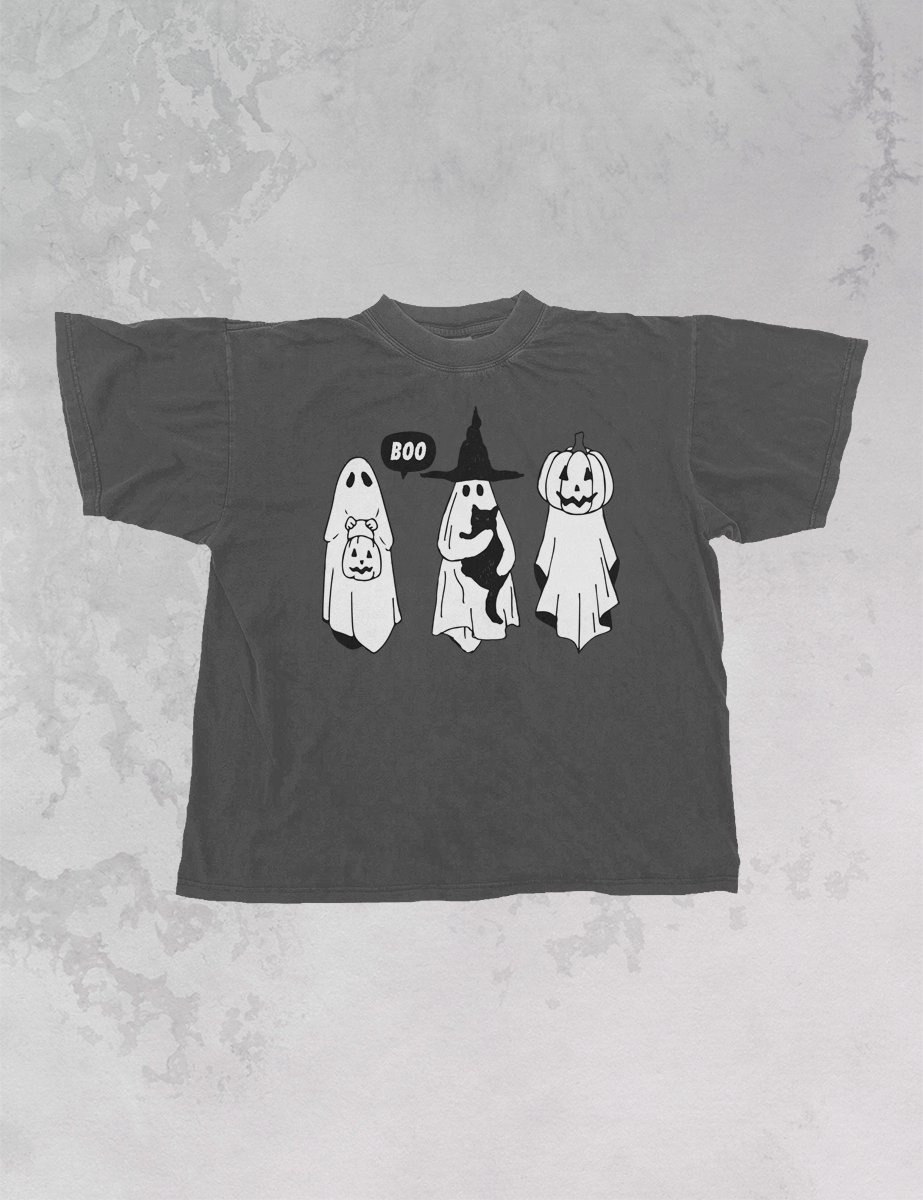 Underground Original Design: Three Little Ghosts Oversized T-Shirt