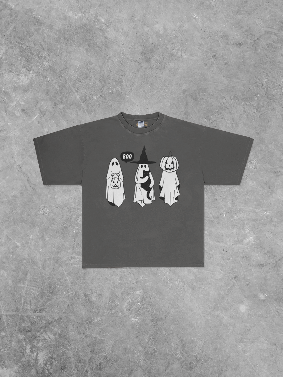 Three Little Ghosts Oversized T-Shirt