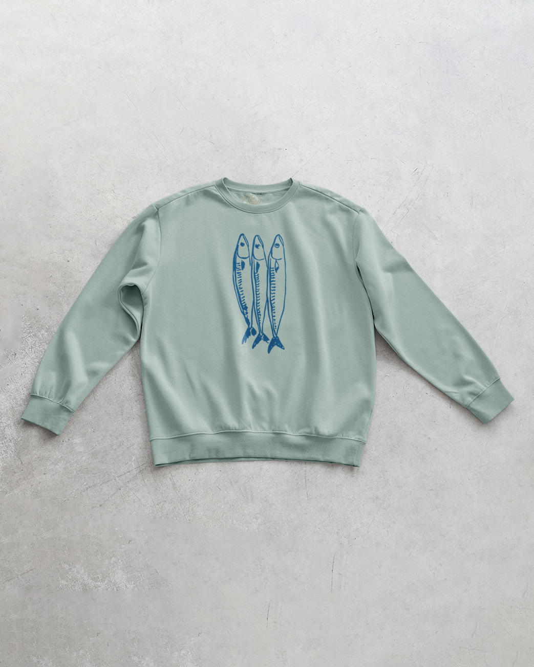 Underground Original Design: Three Little Fish Oversized 90's Sustainable Sweatshirt