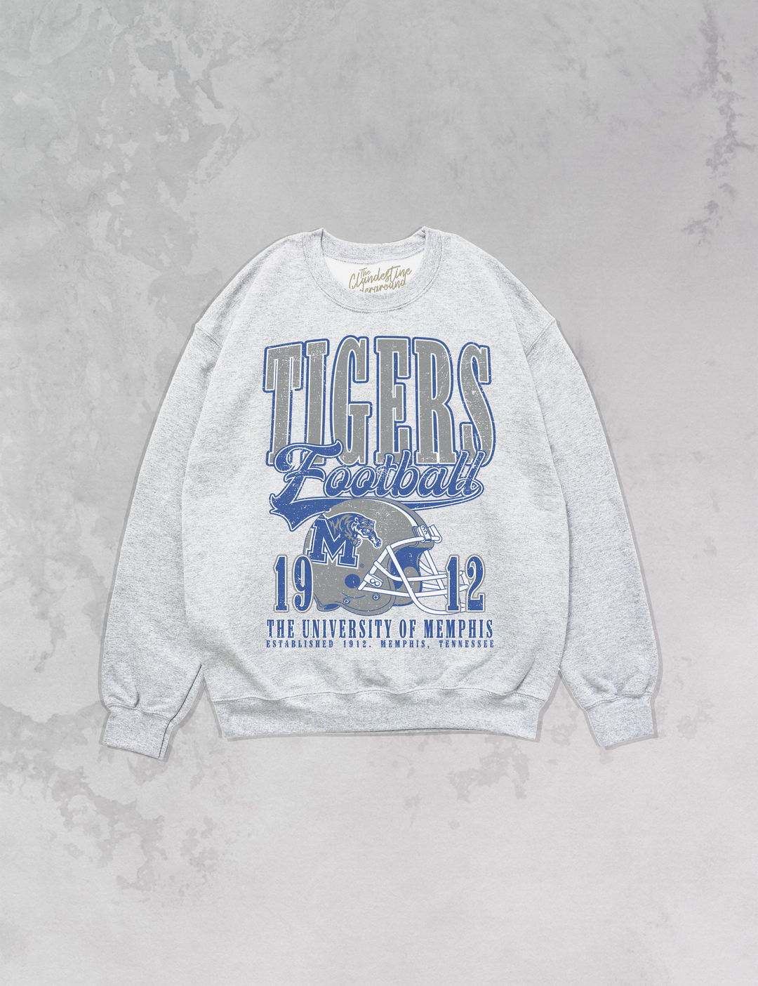 Underground Original Design: Memphis Tigers Football Oversized 90's Sweatshirt