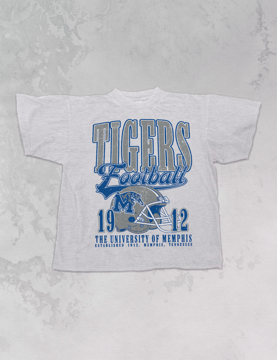 Underground Original Design: 90's Vintage Memphis Tigers Football Oversized TShirt