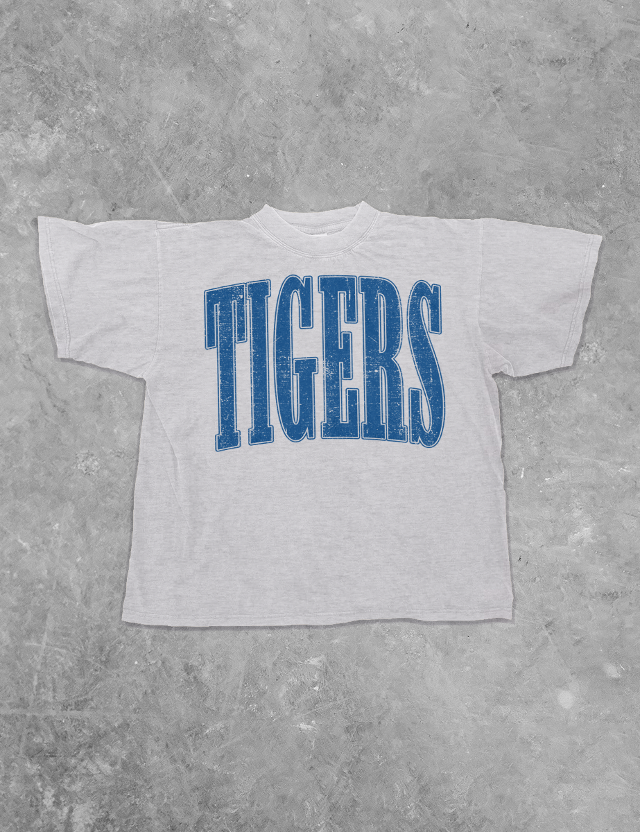 Underground Original Design: Memphis Tigers Block Boxy Cotton TShirt