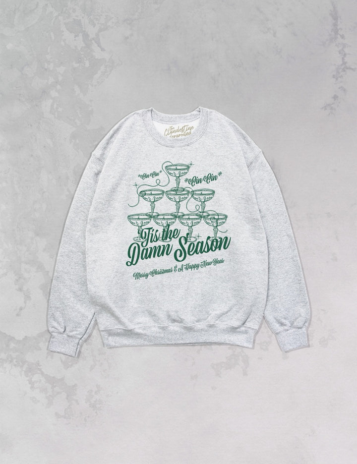 Underground Original Design: Tis The Damn Season Oversized 90's Sweatshirt