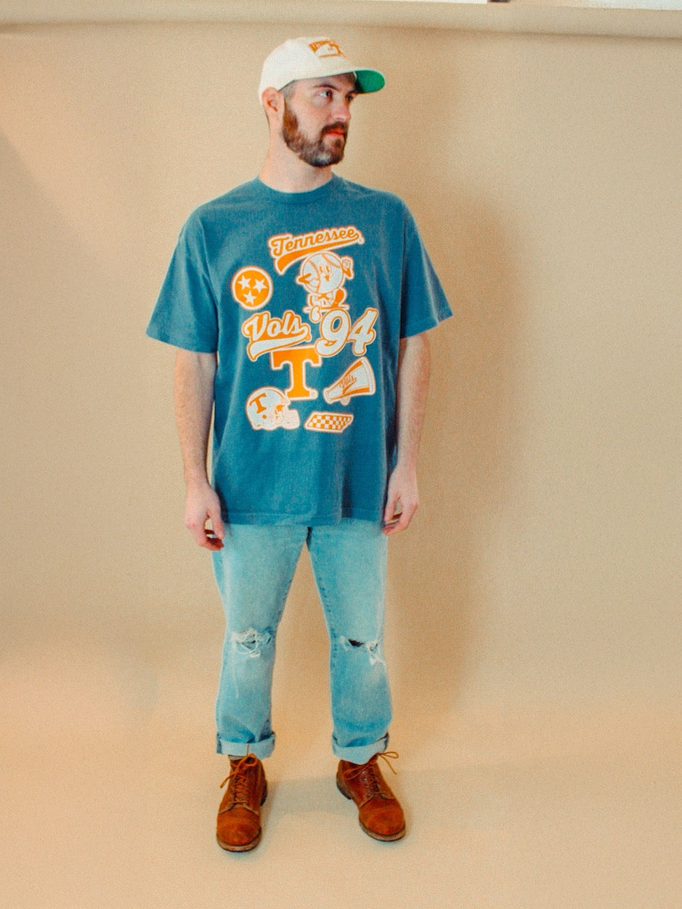 Underground Original Design: Tennessee Vols Collage Boxy Cotton TShirt