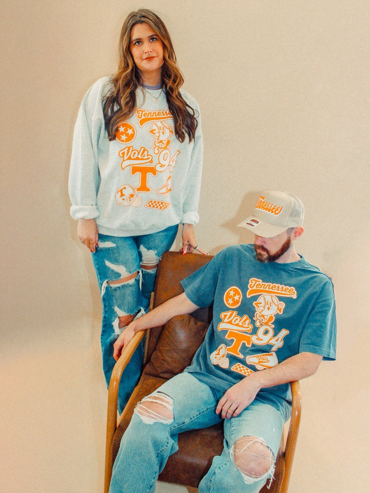 Underground Original Design: Tennessee Vols Collage Oversized 90s Sweatshirt