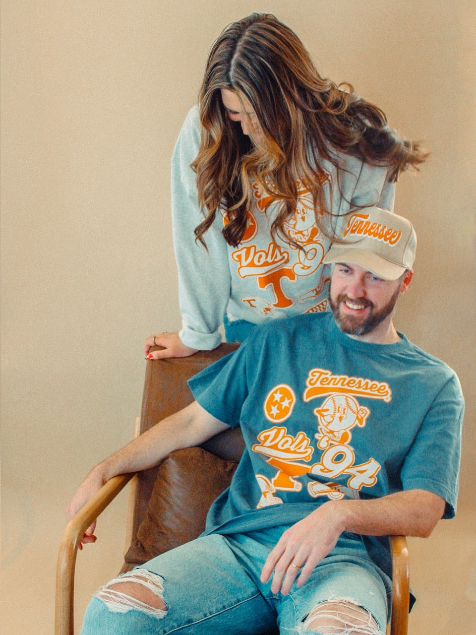 Underground Original Design: Tennessee Vols Collage Boxy Cotton TShirt