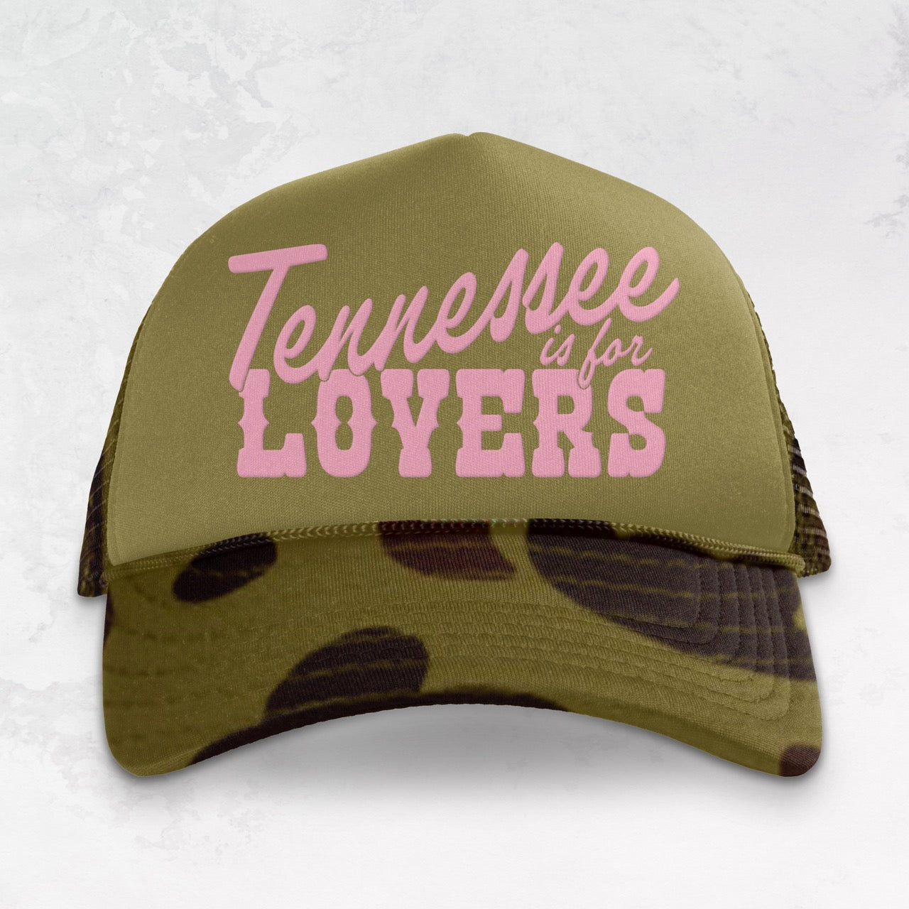 Underground Original Design: For Lovers, Tennessee (Pink) Trucker Hat