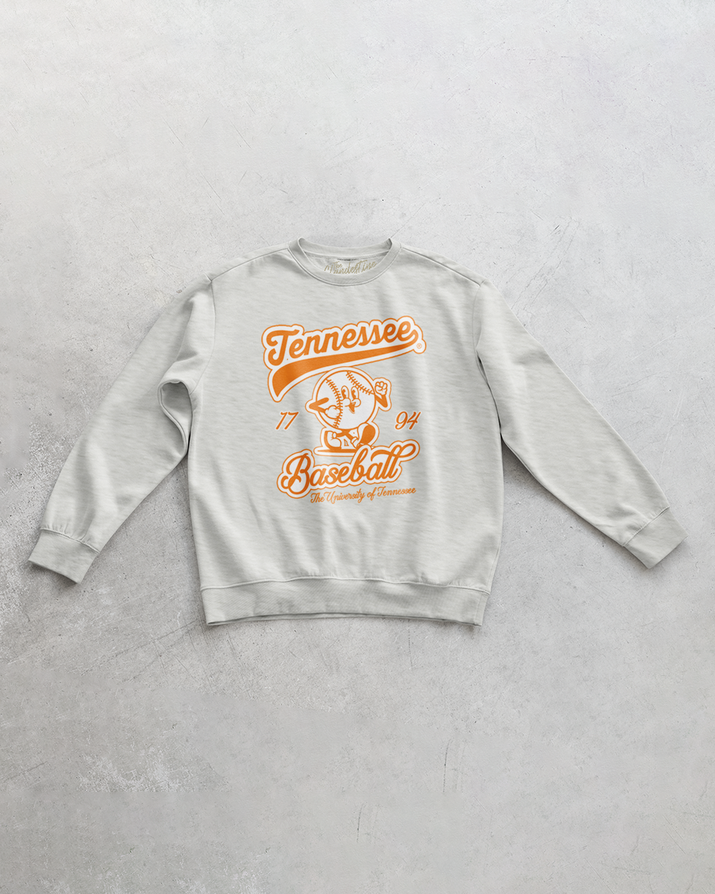 Underground Original Design: Tennessee Vols Baseball Cartoon Oversized 90s Sweatshirt