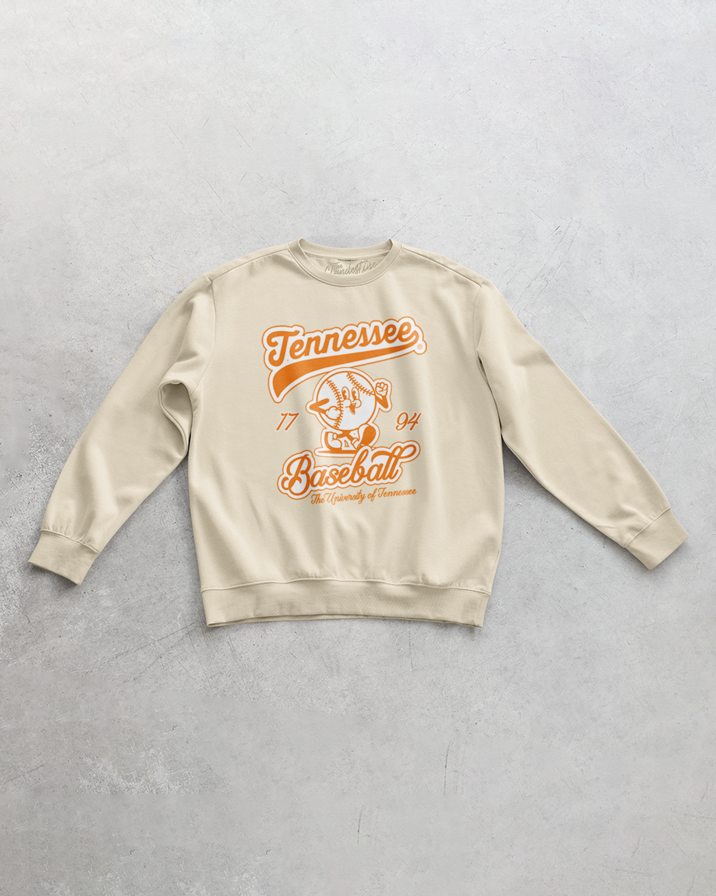 Underground Original Design: Tennessee Vols Baseball Cartoon Oversized 90s Sweatshirt