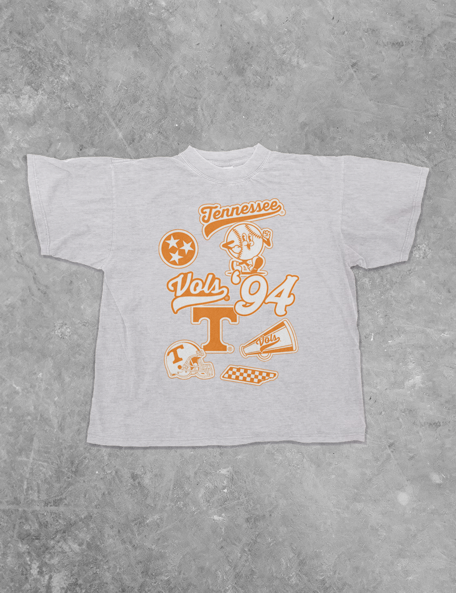 Underground Original Design: Tennessee Volunteers Collage Boxy Cotton TShirt