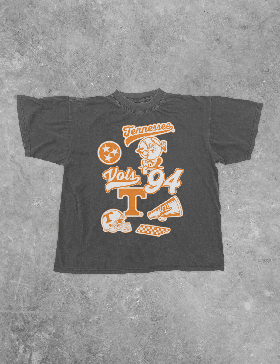 Underground Original Design: Tennessee Volunteers Collage Boxy Cotton TShirt