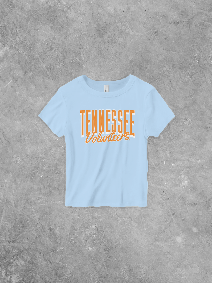 Tennessee Volunteers, Bella Canvas Micro-Ribbed Baby Tee