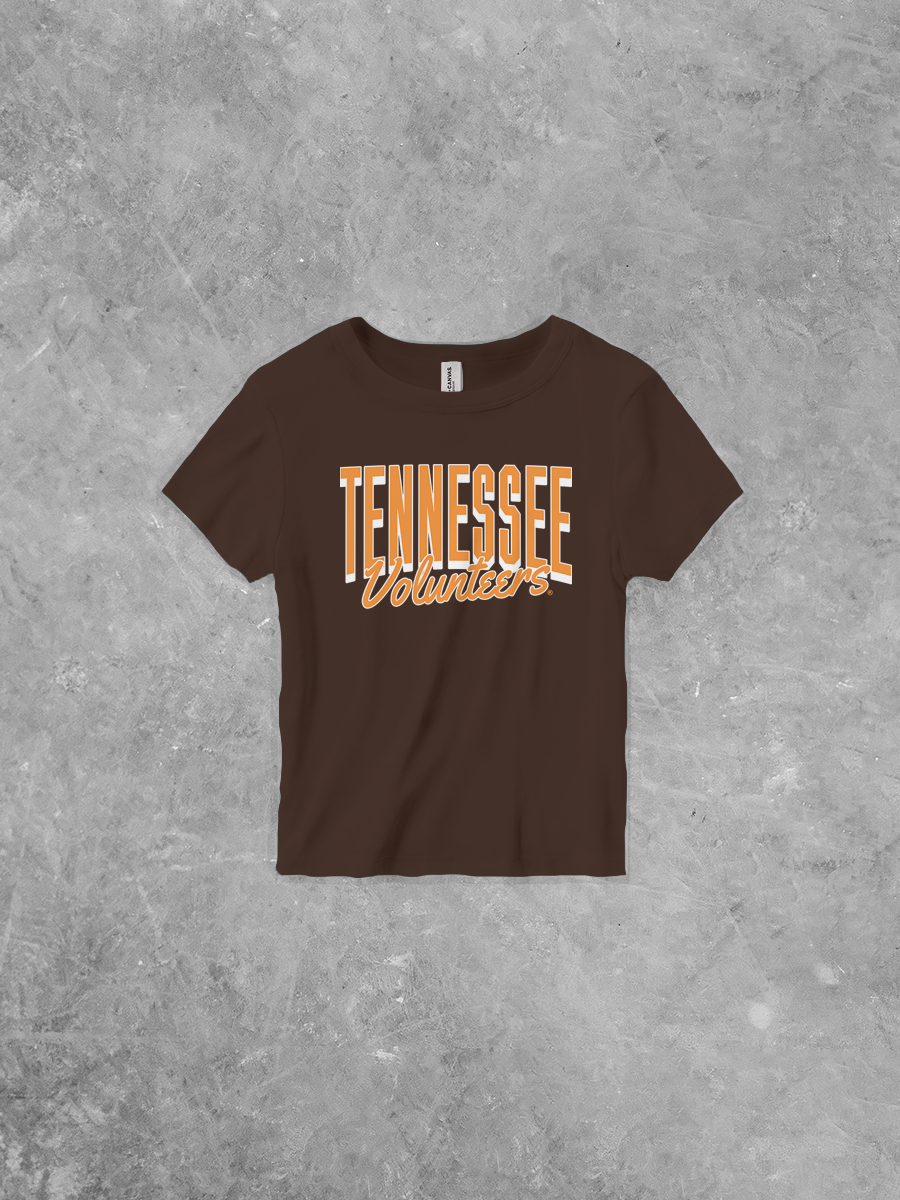 Tennessee Volunteers, Bella Canvas Micro-Ribbed Baby Tee