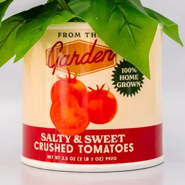 Tomato Can Ceramic Vase