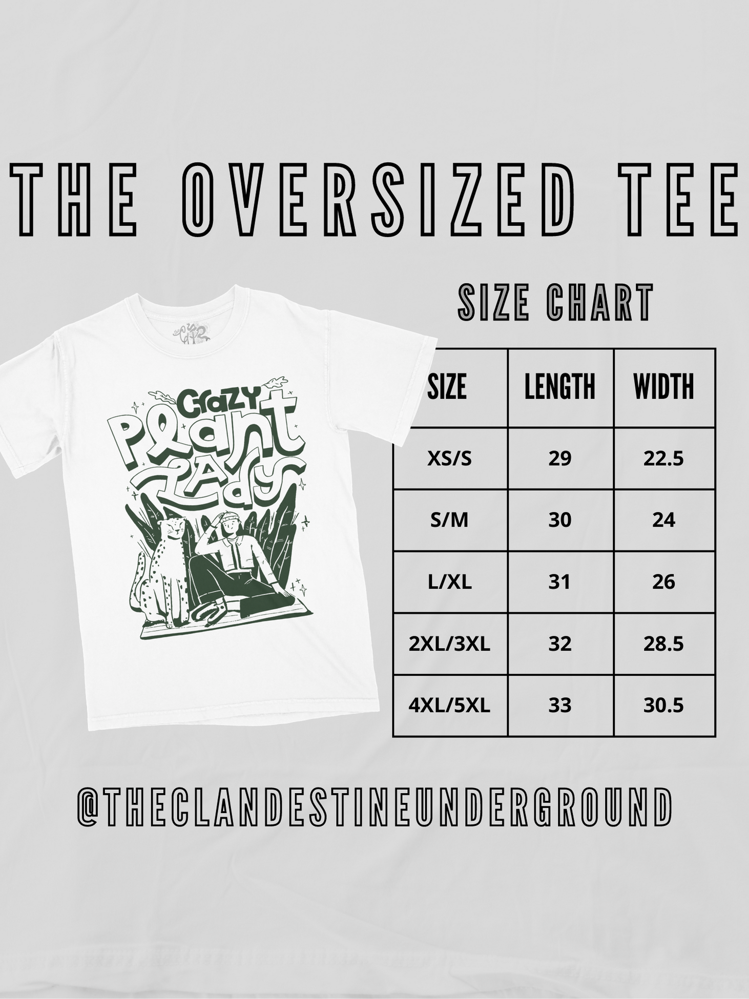 Underground Original Design: Join Our Coven, Witches Oversized T-Shirt