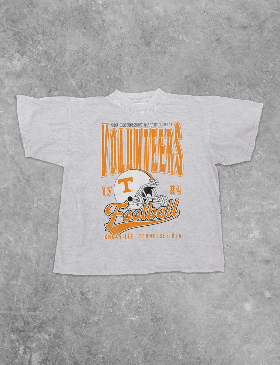 Underground Original Design: Tennessee Volunteers Football Boxy Cotton TShirt
