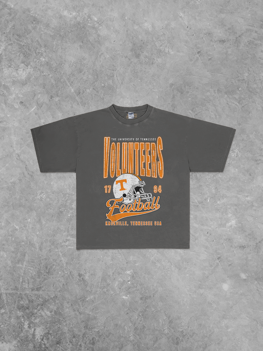 Underground Original Design: Tennessee Volunteers Football Vintage Boxy Oversized TShirt