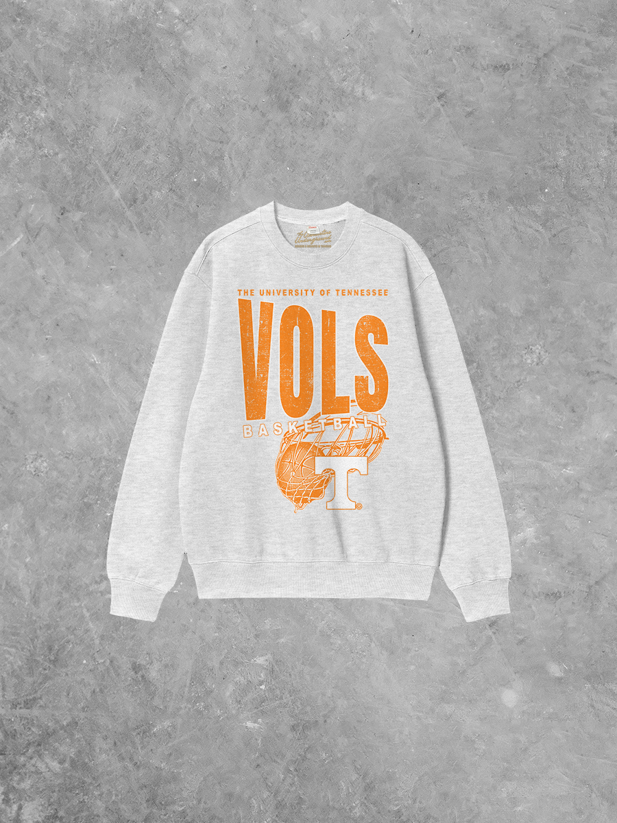 Underground Original Design: Tennessee Vols Basketball Boxy Cotton Sweatshirt