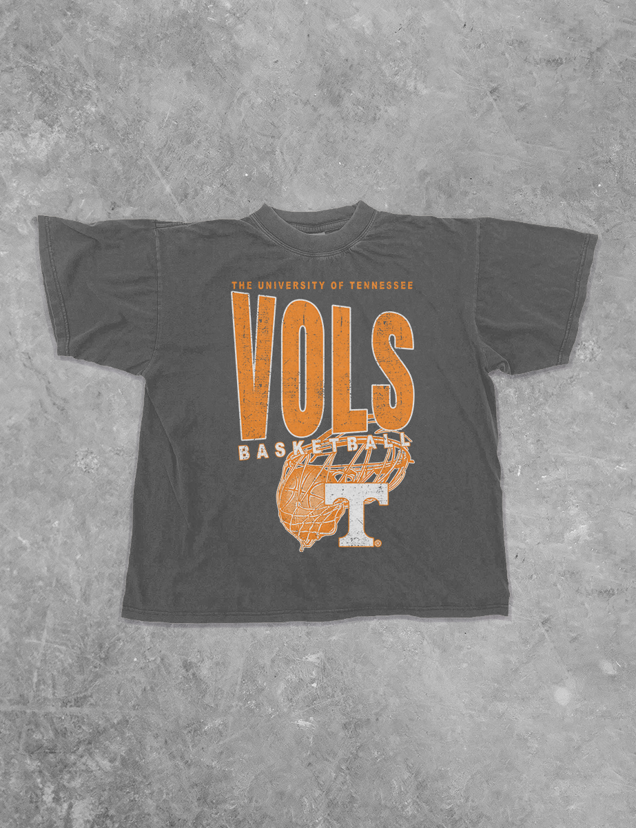 Underground Original Design: Tennessee Vols Basketball Boxy Cotton TShirt