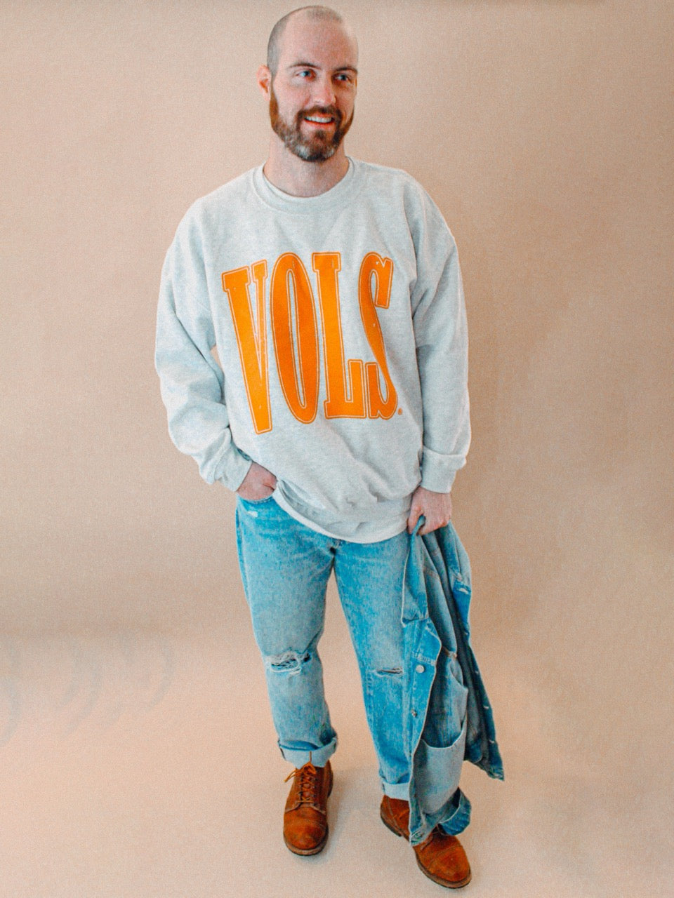 Underground Original Design: Tennessee VOLS Block Boxy Cotton Sweatshirt