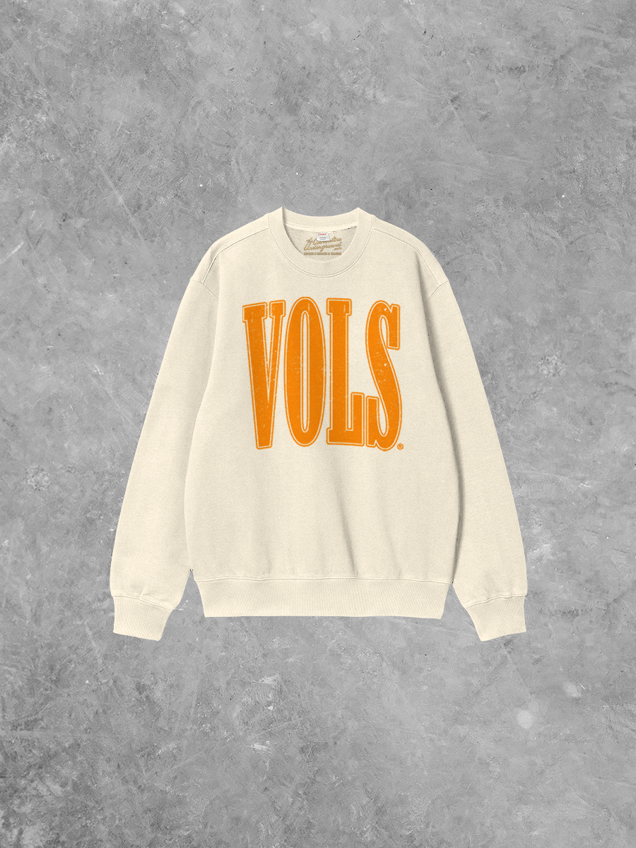 Underground Original Design: Tennessee VOLS Block Boxy Cotton Sweatshirt