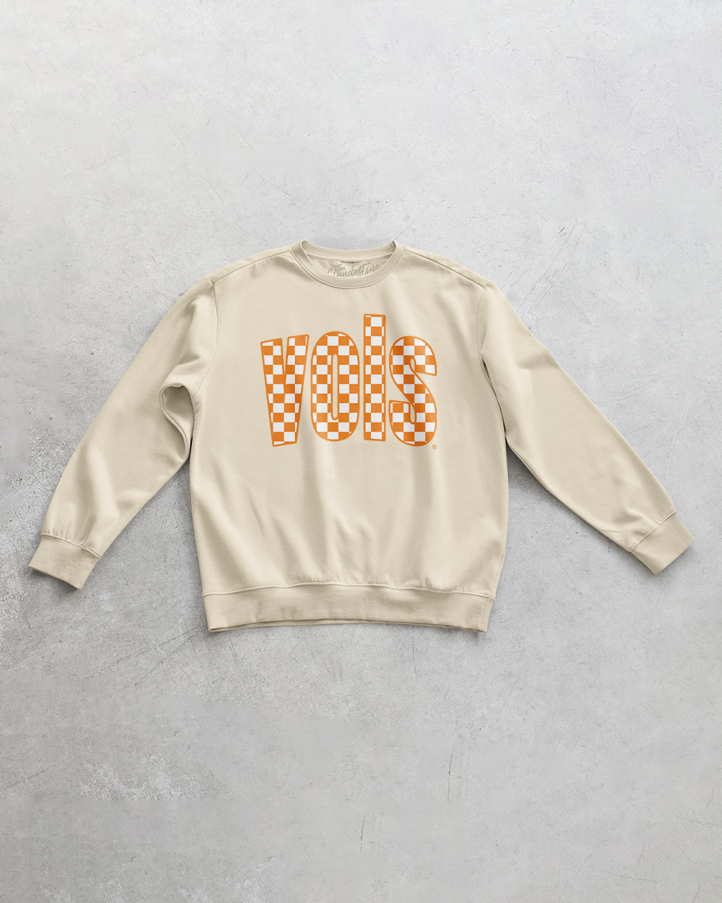 Underground Original Design: 90's Tennessee VOLS, Checkerboard Oversized 90s Sweatshirt