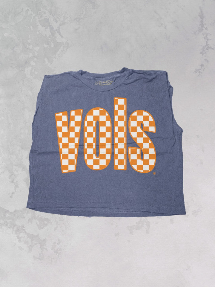 Underground Original Design: Tennessee VOLS Checkerboard Muscle Tank